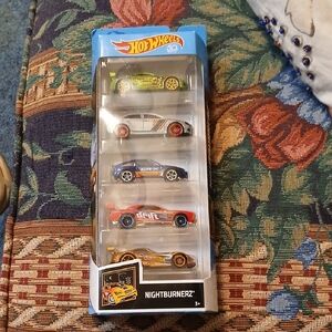 Hot Wheels Nightburnerz 5-Pack Die-Cast Cars